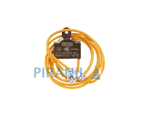 Датчик для холодильника ELTH K-II Type 261N 0377 (20T80K), 2 помаранчевих дроти