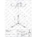 Хрестовина для пральної машини Samsung (H=107 мм) - DC97-15971A / DC97-15183A / cod. 740