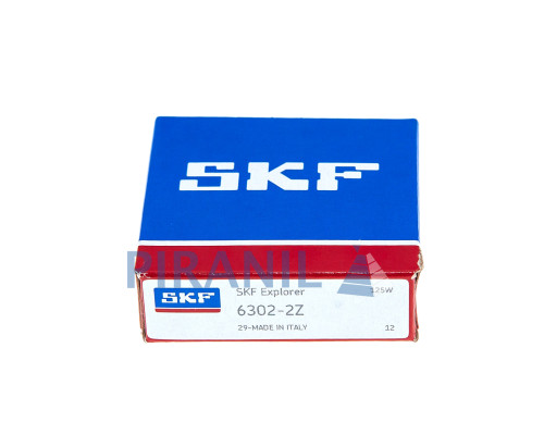 Підшипник SKF Explorer 6302-2Z (80302, 15x42x13 мм) (Італія / Болгарія)