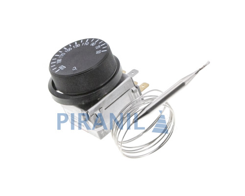 Термостат Tempomatic ZA220C-553-12H універсальний (400V 15(3)A, 50-220°C, L кап=0.98 м, колба 48 x 6 мм, ручка 16.2 мм x 4.8 мм)