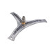 Хрестовина для пральної машини Bosch, Siemens (H=80 мм, вал 30 мм) - 00971953 / EBI cod. 784
