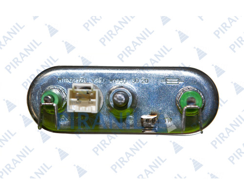 ТЕН 1950W L=228 мм для пральної машини Electrolux, з датчиком та бортиком (Thermowatt HTR021ZN) - 3792301305