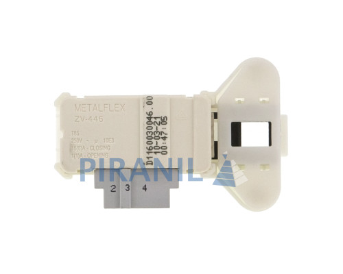 Замок дверей для стиральной машины Indesit, Ariston (Metalflex ZV-446 D1160030046.00) - C00306612