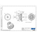 Двигун (мотор) Ametek 6110820023 (950W, H=139 мм, d=144 мм) для миючого пилососа, універсальний - 11ME39