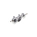 Шнек для м'ясорубки Krups, Moulinex (L=128 мм) - SS-989487 (оригінал)