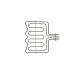 ТЕН для духовки AEG, Electrolux, Voss, 1900W+1000W, верхній (Backer COK109ZN) - 3302442045