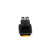 Кнопка KCD4 (250V, 16A) на 4 контакти, із захистом, помаранчева