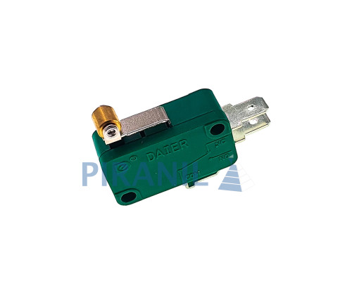 Мікровимикач Daier KW1-103-6 (250V, 16(4)A, 28x16x10 мм), важіль 15 мм з роликом