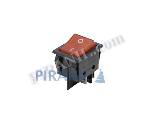 Кнопка Jinghan KCD4 широка (250V, 25A, 4 контакти)