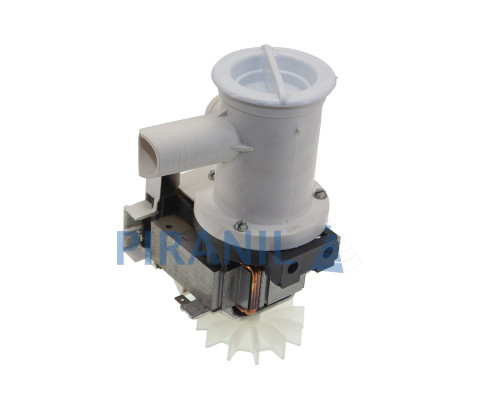 Насос (помпа) для пральної машини Bosch, Siemens (Plaset 7411/51120, 90W), під три саморізи, клеми роздільні - 63BY010