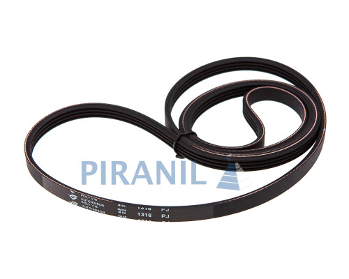 Ремінь 1316 J4 black (Hutchinson Poly.V 1316 PJ) для пральної машини Beko, LG
