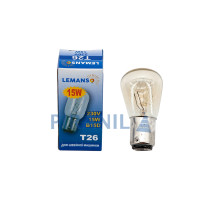 Лампа Lemanso (15W, T26, B15D, 230V) для швацької машини