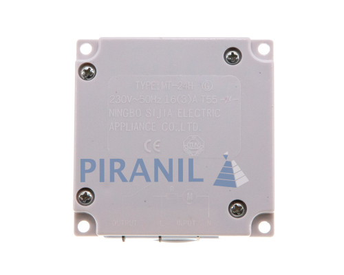 Реле часу добове MT-24H, 230V 16A (15 хв - 24 години)