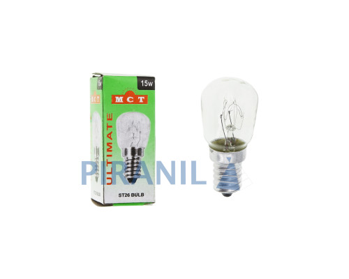 Лампа для холодильника MCT Ultimate (E14, 240V, 15W, ST26)