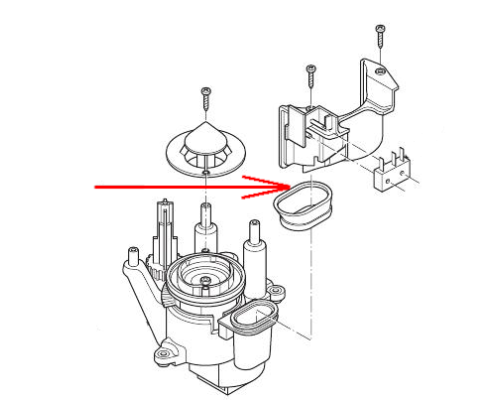 Прокладка кавомолки для кавомашини DeLonghi - 5313276531