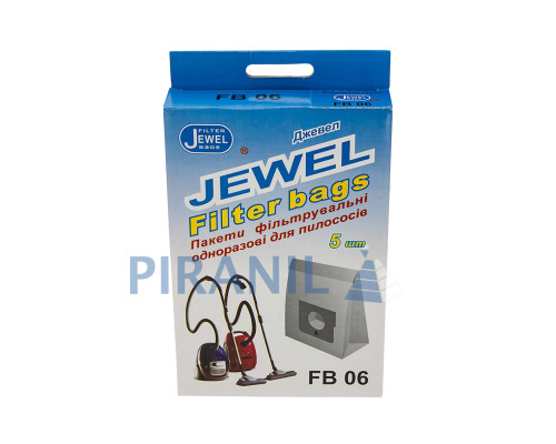 Мішок одноразовий Jewel FB-06 (комплект 5 шт)