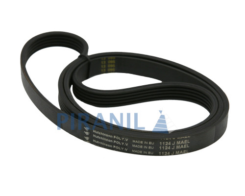 Ремінь 1124 J5 EL black (Hutchinson Poly.V 1124 J MAEL)