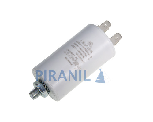 Конденсатор CBB60 1.5 мкФ 450V, з гайкою (S4U)