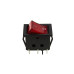 Кнопка QY604-201N (аналог KCD4) широкая (250V, 15A, 6 контактов)