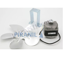 Двигун обдуву 25W (ELCO N25-40, 220V, 25/80W, 1300/1550 rpm) +крильчатка 230 мм +кріплення