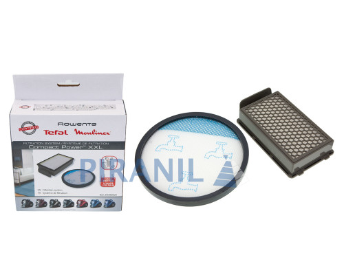 Комплект фильтров для пылесоса Rowenta, Tefal серии Compact Power XXL - ZR780000 (оригинал)