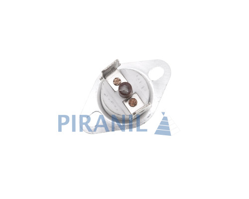 Термореле KSD 301 / KSD 303 (80°C 10A, 250V), з кнопкою, ніжки вниз