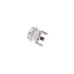 Термореле KSD 301 / KSD 303 (80°C 10A, 250V), з кнопкою, ніжки вниз