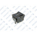 Кнопка KCD4 (250V, 15A) широка чорна, 3 позиції, 6 контактів