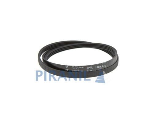 Ремінь 1207 J4 EL black (Hutchinson Poly.V 1207 PJE) - Whirlpool 481235818204 / 461975021811