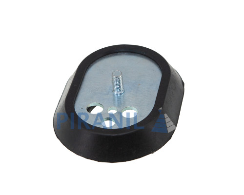 Фланець бойлера Ariston Pro Eco / Pro R / Ti Tronic (50-100 л), 110x90 мм, з прокладкою - 65103691 / C00056861 (оцинковка)