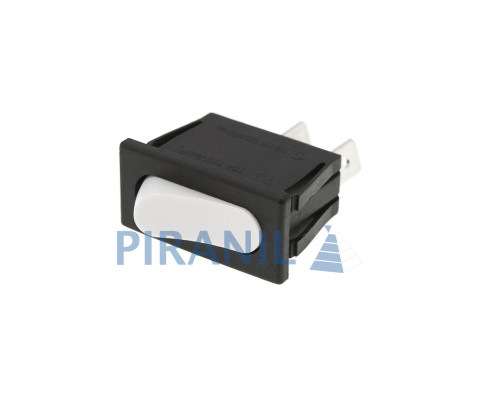 Кнопка-вимикач для кавоварки (CX 36, 16(4)A 250V), 2 контакти, біла