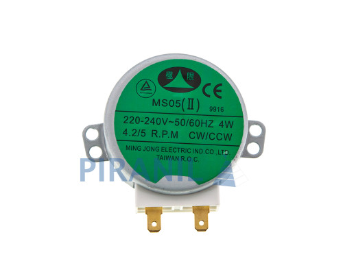 Двигун тарілки для мікрохвильової печі 220V 4W (металевий вал 11 мм)