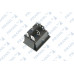 Кнопка KCD4 (250V, 15A) широка чорна, 3 позиції, 6 контактів