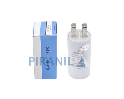 Конденсатор CBB60 6 мкФ 450V, з клемами (Piranil)
