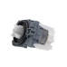 Насос (котушка) для пральної машини Bosch, Neff, Siemens (Askoll T2107 RS0817, 30W), 3 клямки, клемник під фішку