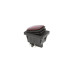 Кнопка FiLN KCD4 (250V, 16A) на 4 контакти, із захистом, червона