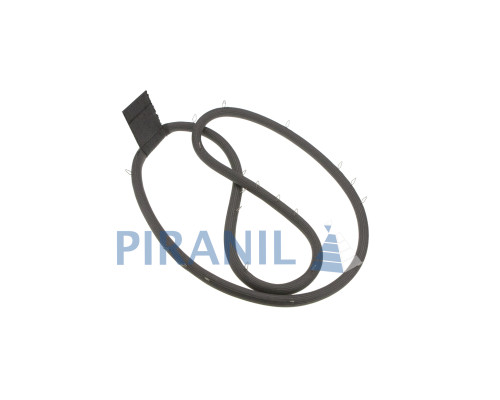 Ущільнювач дверей для духовки Ariston, Indesit (L=1500 мм, 21 зачеп) - C00096820