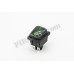 Кнопка FiLN KCD4 (250V, 16A) 4 контакти, із захистом, зелена
