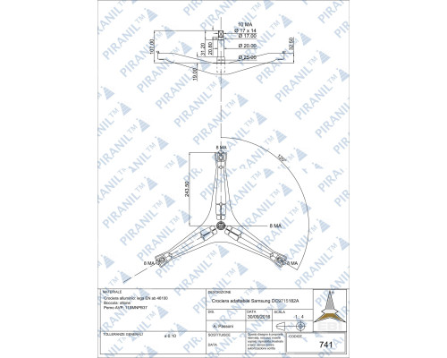 Комплект для ремонту барабана пральної машини Samsung (хрестовина DC97-15182A, сальник, підшипники, мастило)