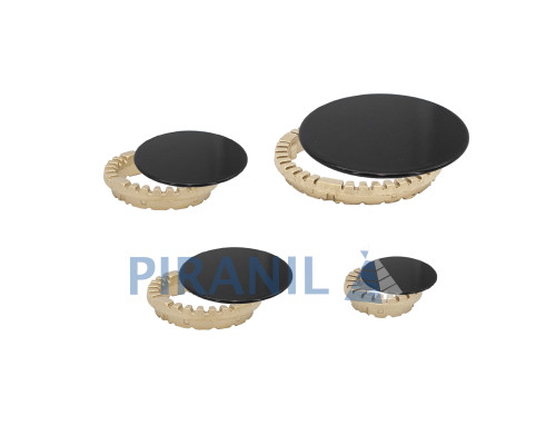 Комплект рассекателей+крышек для газовой плиты Ariston (4 шт) - C00053055