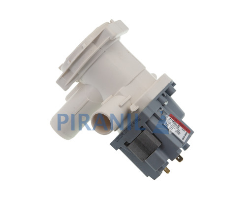 Насос для стиральной машины Siemens, Bosch, с патрубком-"переливом" (Askoll 40W) - 00141326 / 00142154 / 00144487 / 163SI12