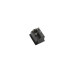 Кнопка KCD2-201N (250V, 15A, 4 контакти) чорно-червона