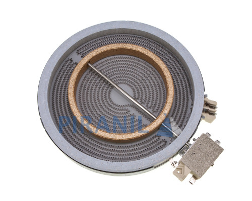 Конфорка двозонна для склокерамічної плити універсальна, 1700W/700W, 200/175 мм (внутр. 125 мм) (EGO 10.58211.004) - COK052UN / C00525921 / 481281718742