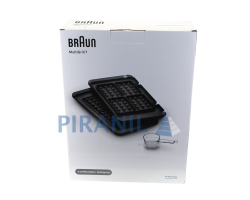Комплект пластин для электрогриля Braun MultiGrill 7 (для вафель) - AS00006345