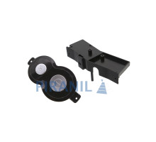 Кнопка декоративная + рамка для мясорубки Moulinex ME110130/JA0 - SS1530000143