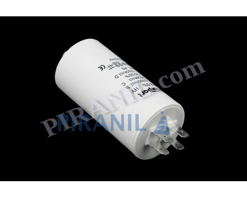 Конденсатор CBB60 20 мкФ 450V, з гайкою (Whicepart)