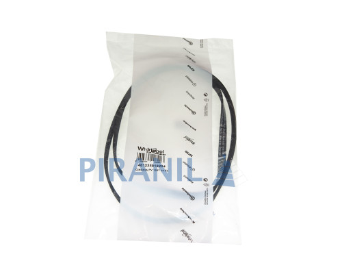 Ремінь 1207 J4 EL black (Hutchinson Poly.V 1207 PJE) - Whirlpool 481235818204 / 461975021811