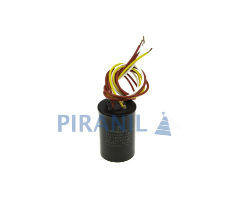 Конденсатор CBB60 8+4 мкФ, 450V подвійний (Piranil)