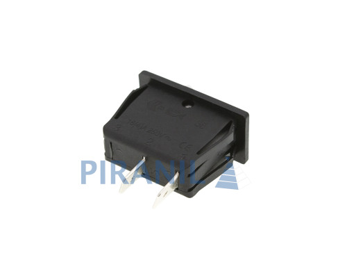 Кнопка-вимикач для кавоварки (CX 36, 16(4)A 250V), 2 контакти, біла