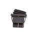 Кнопка KCD4 (250V, 16A) на 4 контакти, із захистом, чорна